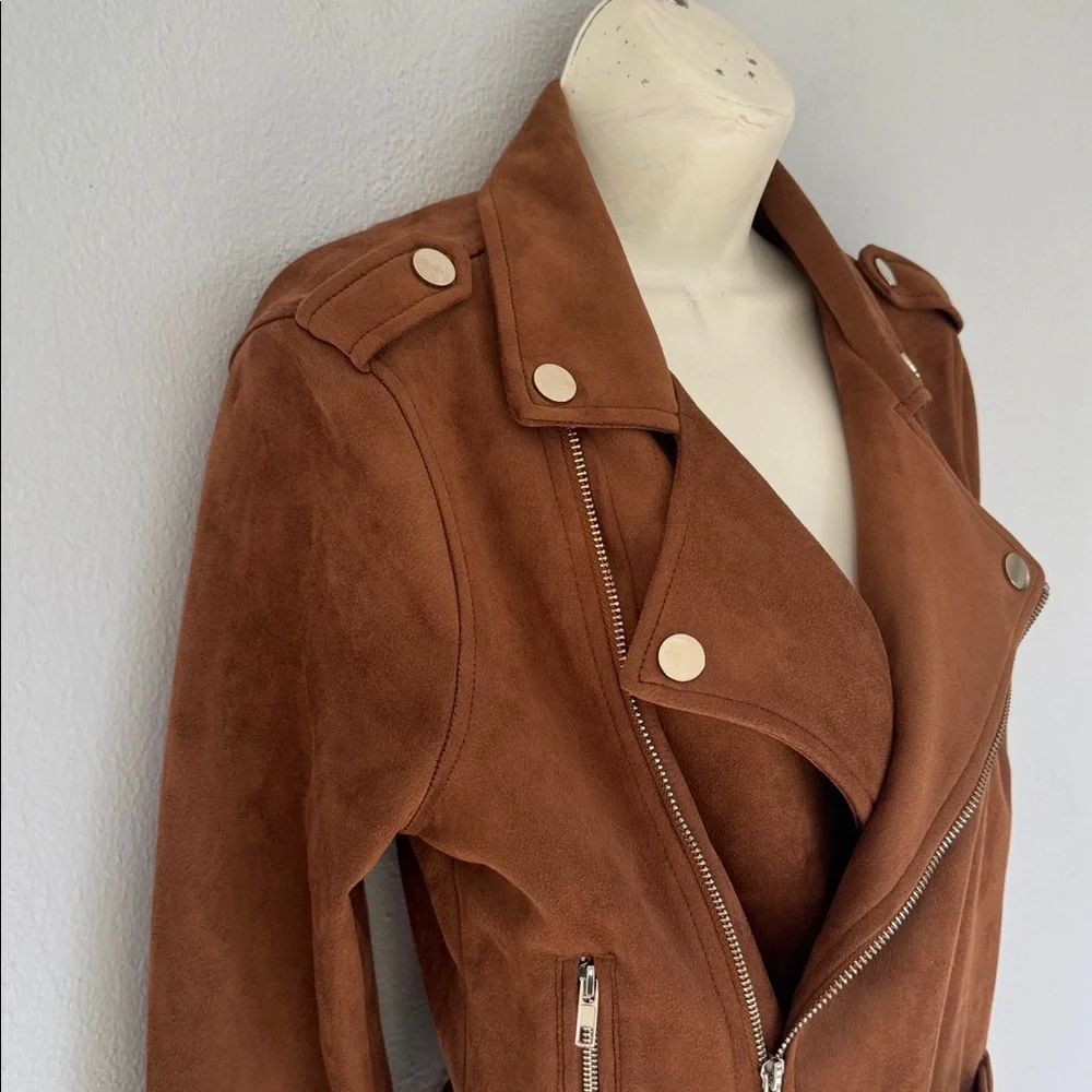 26 international sunset lane brown suede jacket size small - Picture 6 of 16